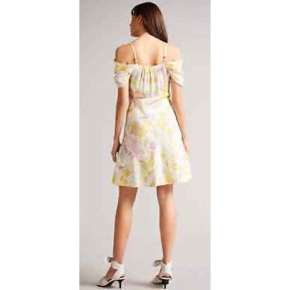 Ted Baker Camily Satin Mini Dress NWT Size 5 / US 12 - Picture 3 of 8